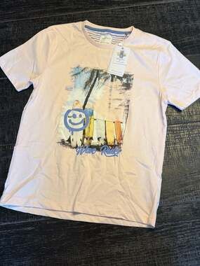 D&F Boy's Surf Short-Sleeve T-Shirt, Size 11/12